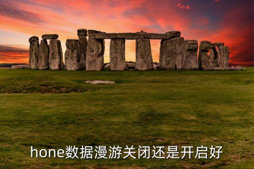 hone數(shù)據(jù)漫游關(guān)閉還是開啟好