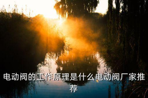 電動(dòng)閥的工作原理是什么電動(dòng)閥廠(chǎng)家推薦