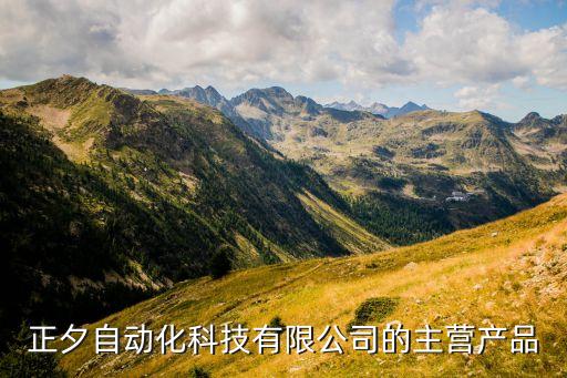 正夕自動化科技有限公司的主營產(chǎn)品